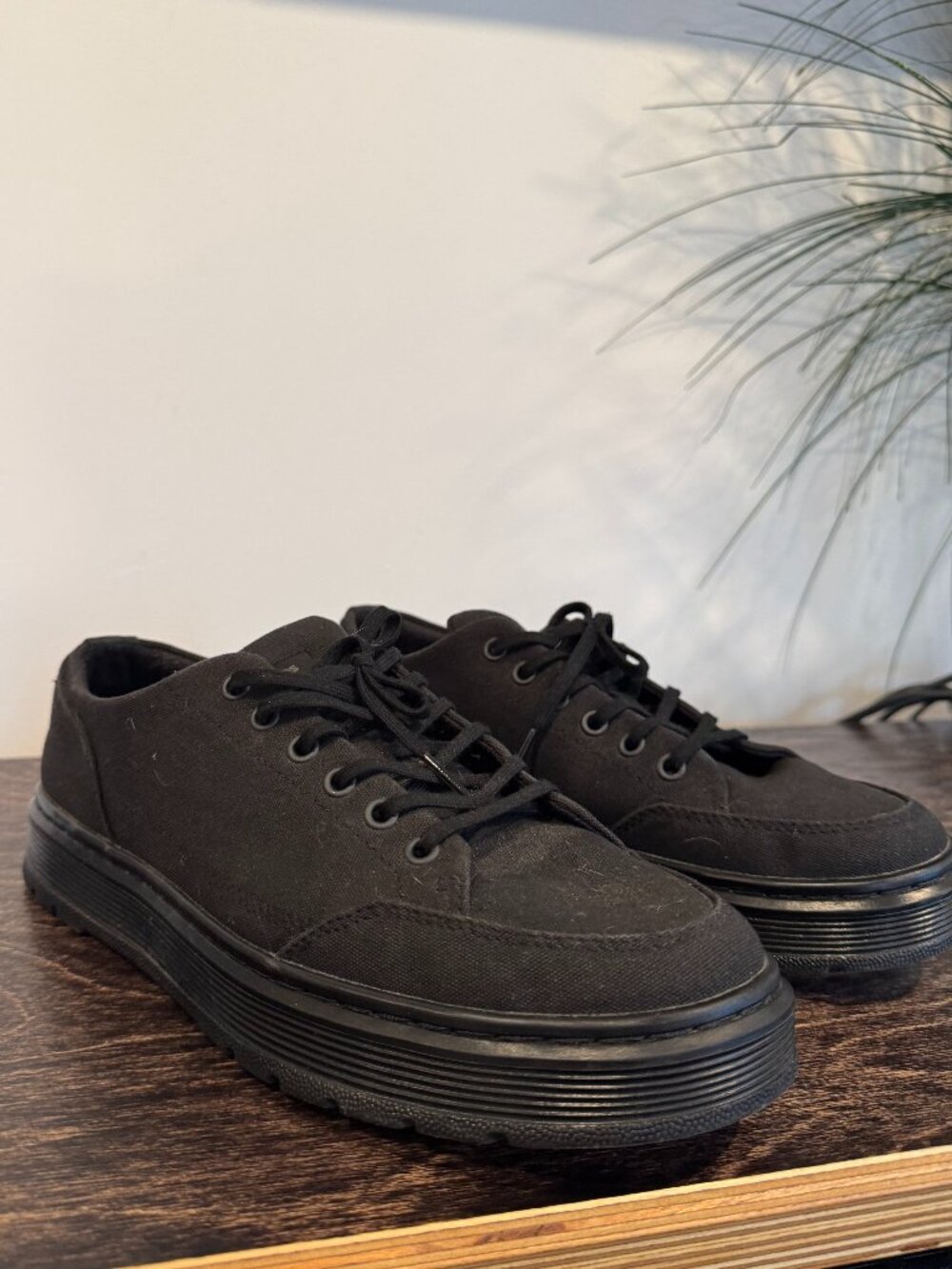 Dr. Martens Black Sneakers | Size 10 | Casual Streetwear